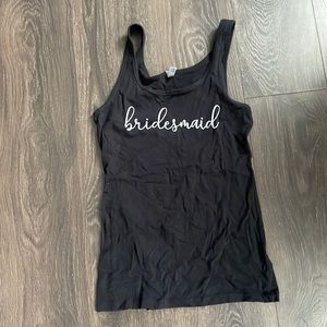 Bridesmaid tank